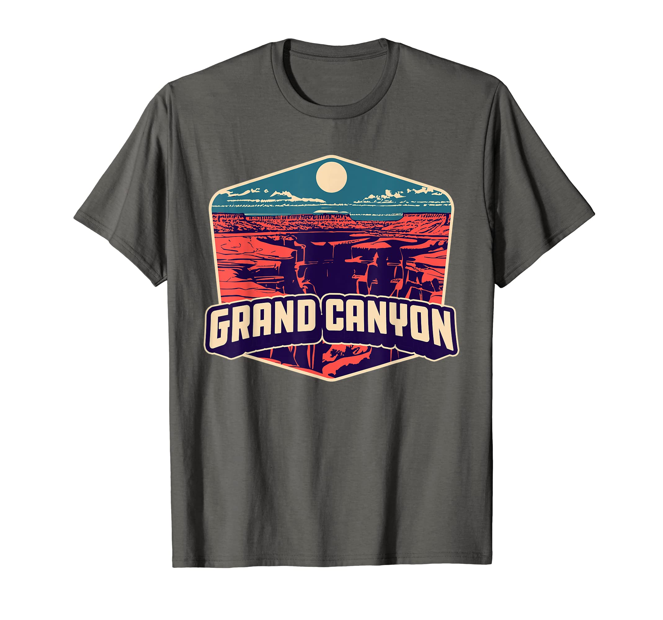 Grand Canyon Outdoor Badge National T-Shirt - Minimalist Print Men Women - T-Shirt, Sweatshirt, Hoodie