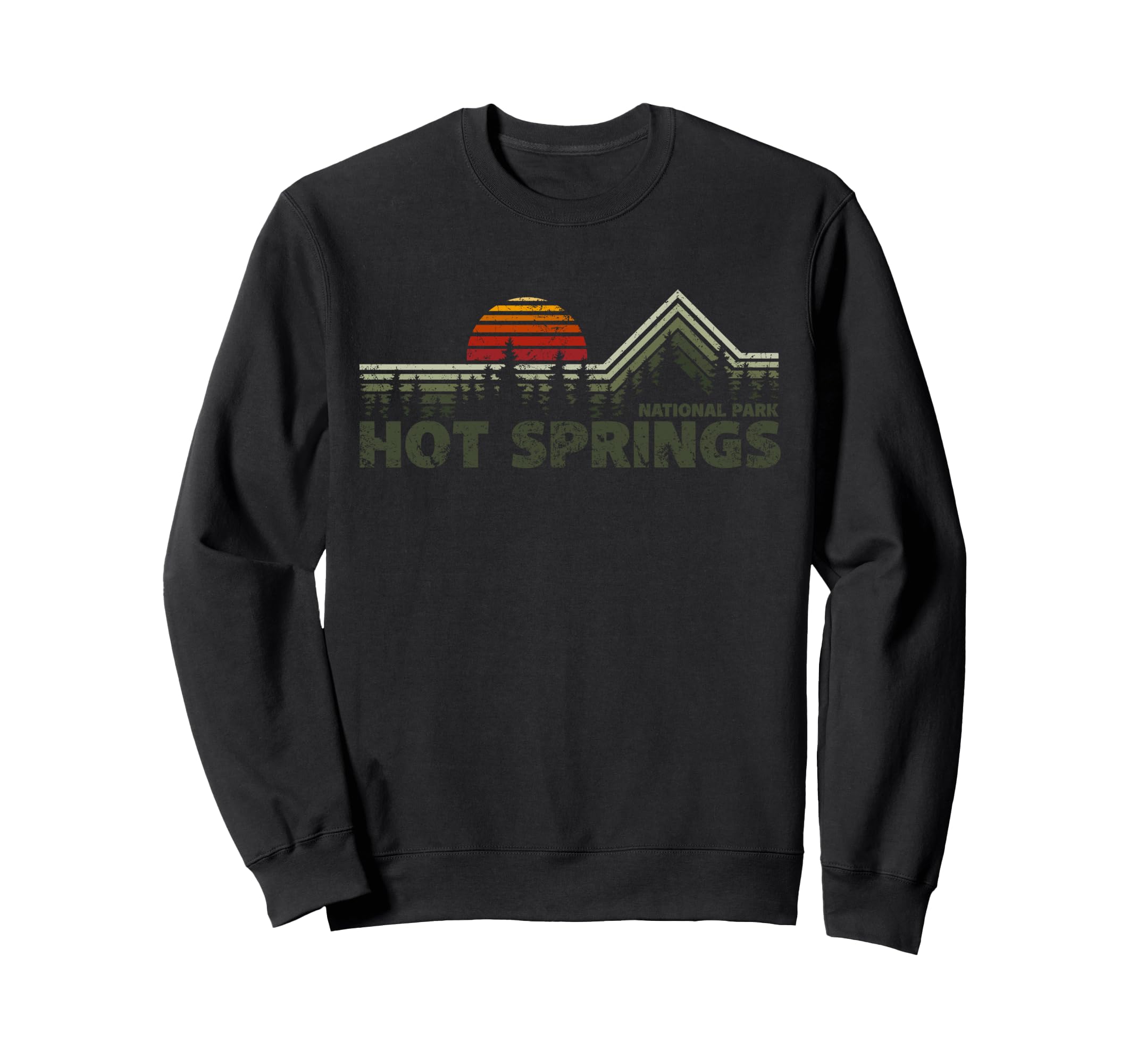 Hot Springs National Park Arkansas Sweatshirt - Custom Art Print Unisex - T-Shirt, Sweatshirt, Hoodie