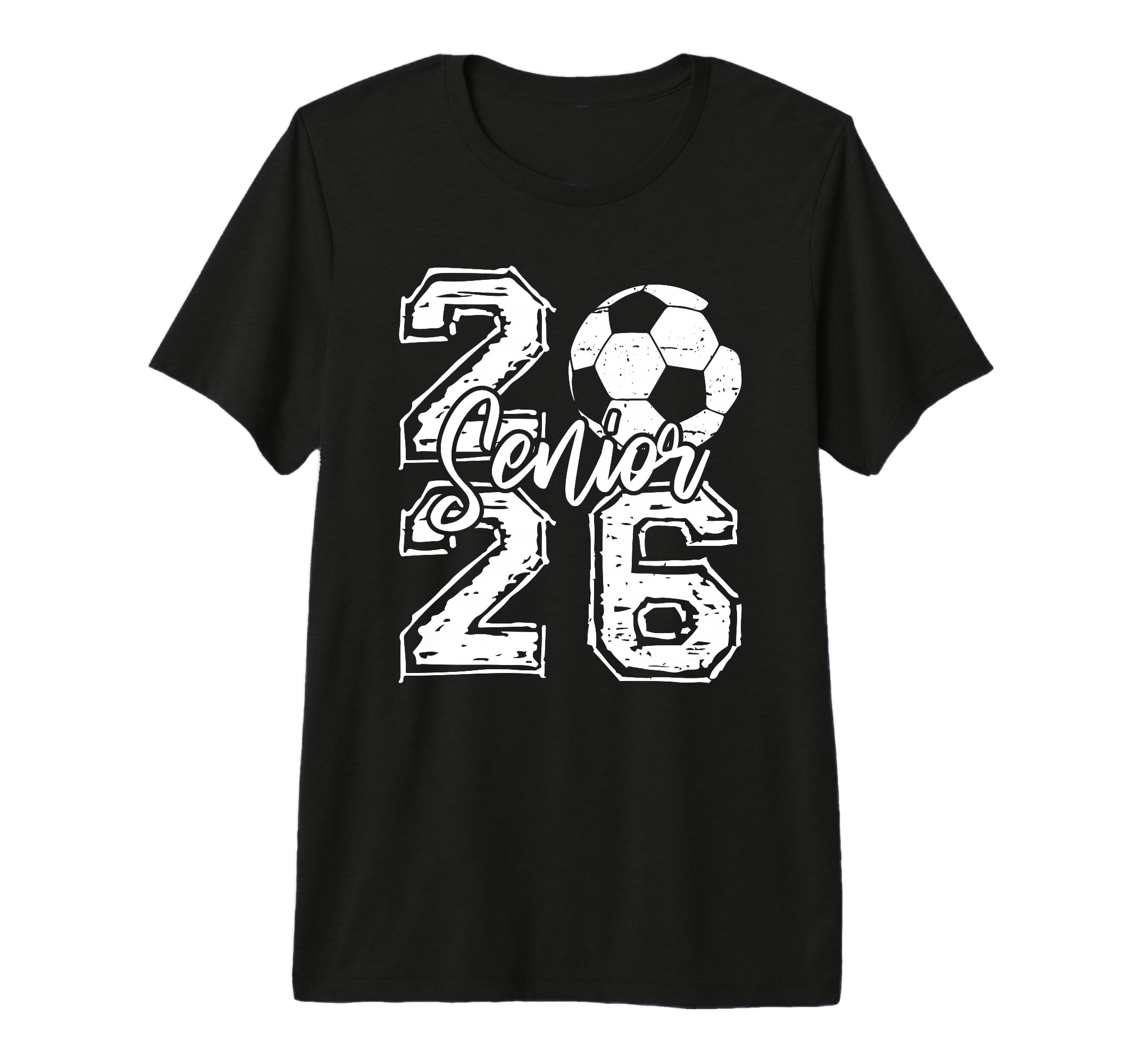 Class 2026 Soccer Senior 2026 Back T-Shirt - Custom Art Print for Adults - T-Shirt, Sweatshirt, Hoodie