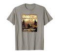 Grand Teton National Park Bison T-Shirt - Novelty Apparel for Adults - T-Shirt, Sweatshirt, Hoodie