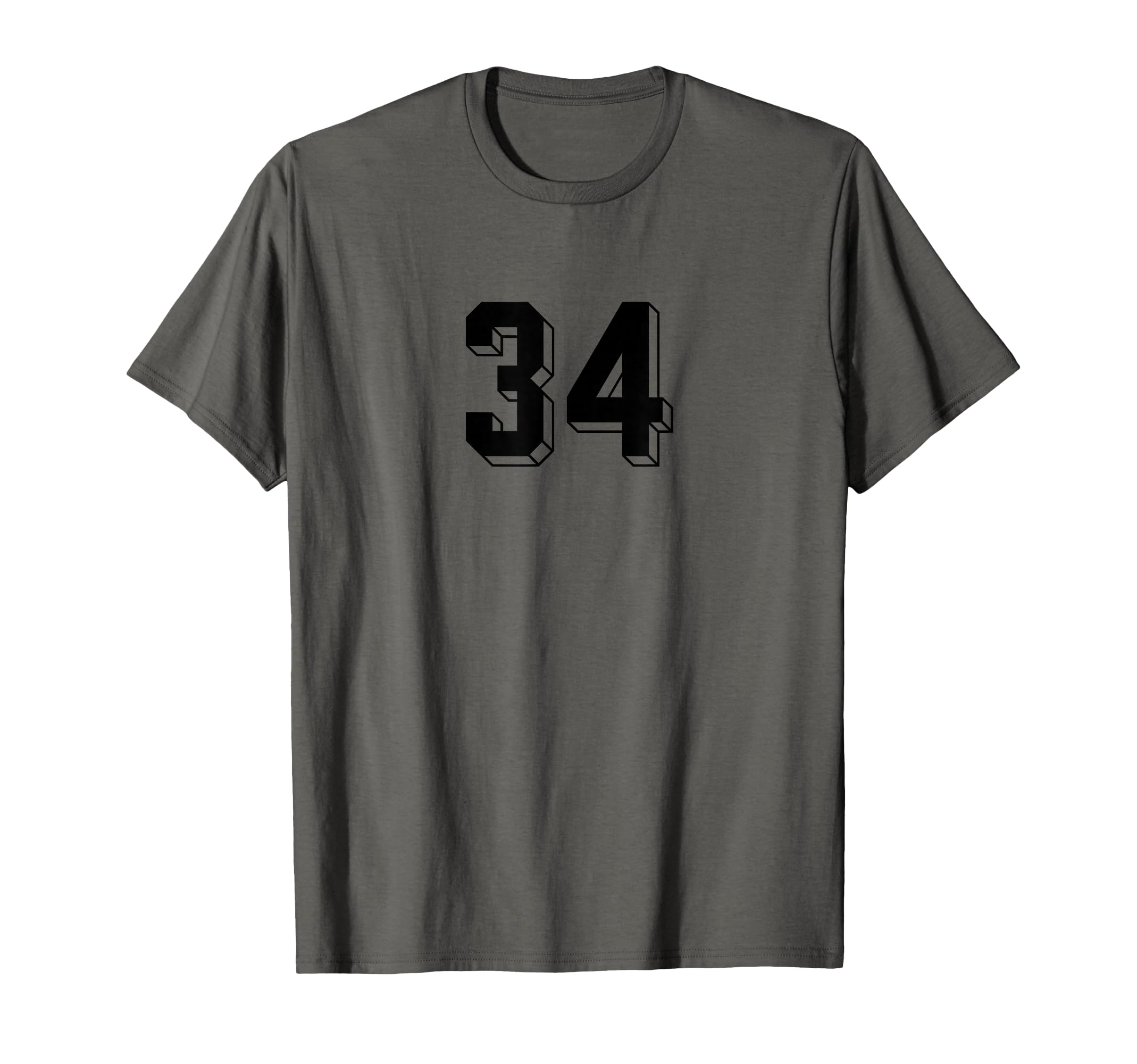Number 34 80S 90S Soccer Team Jersey T-Shirt - Graphic Print Men Women - T-Shirt, Sweatshirt, Hoodie