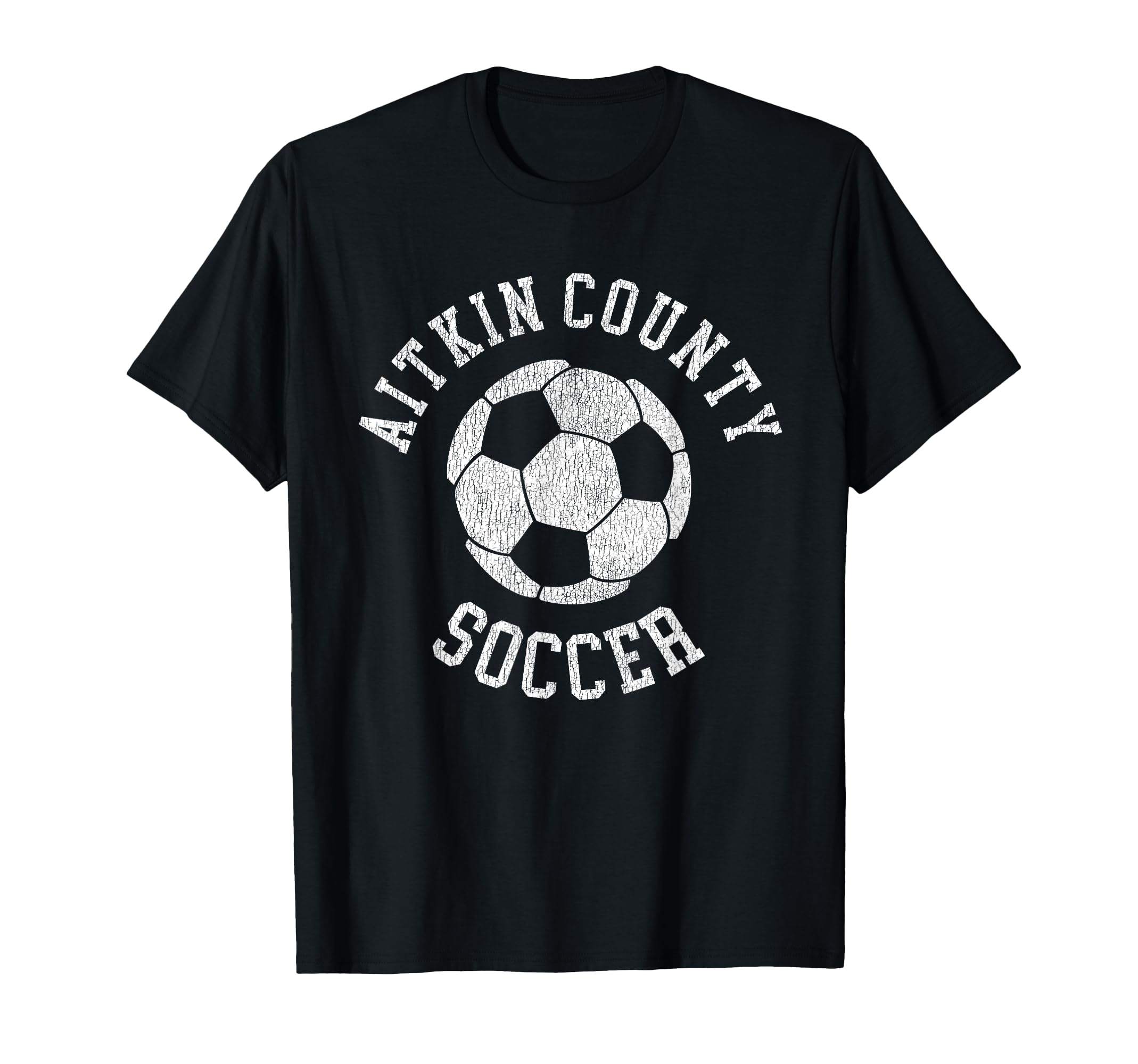 Aitkin County Soccer Distressed 90S T-Shirt - Custom Art Print Unisex - T-Shirt, Sweatshirt, Hoodie