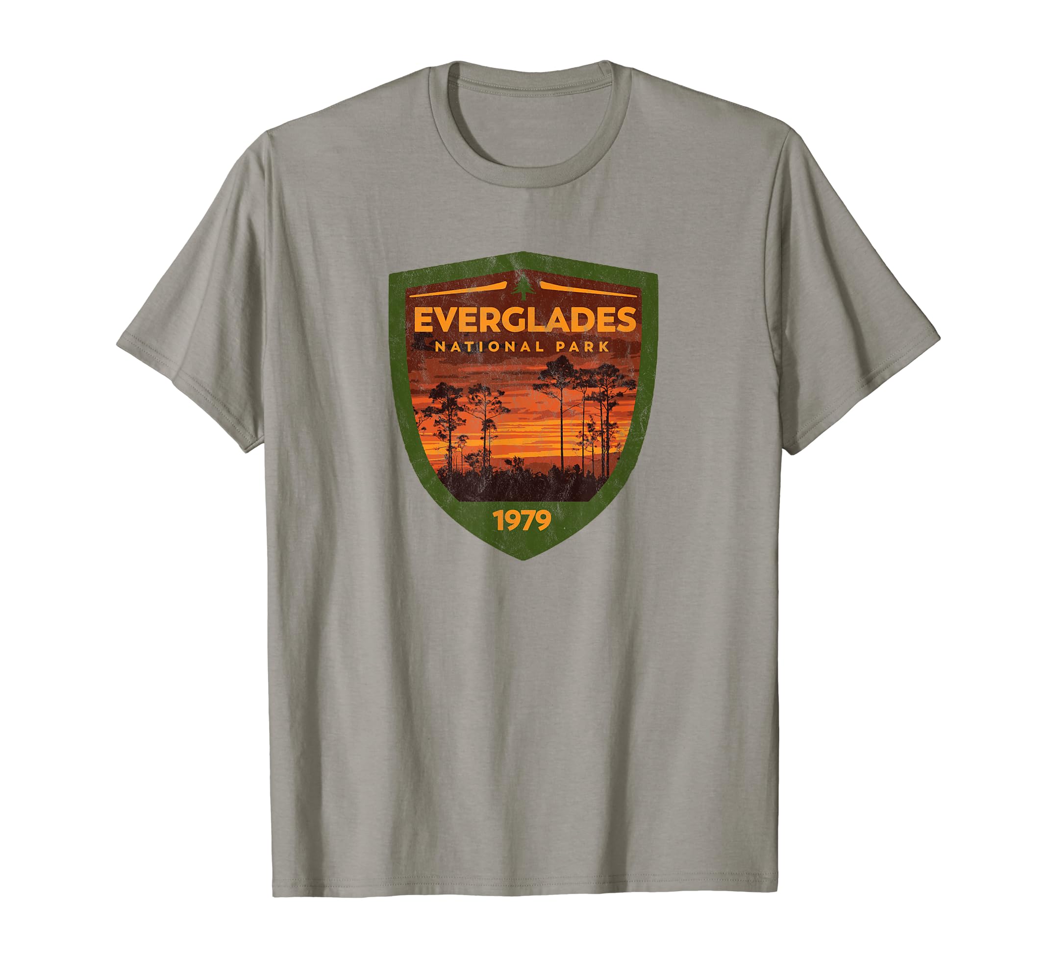 Everglades National Park Badge T-Shirt - Novelty Apparel for Adults - T-Shirt, Sweatshirt, Hoodie