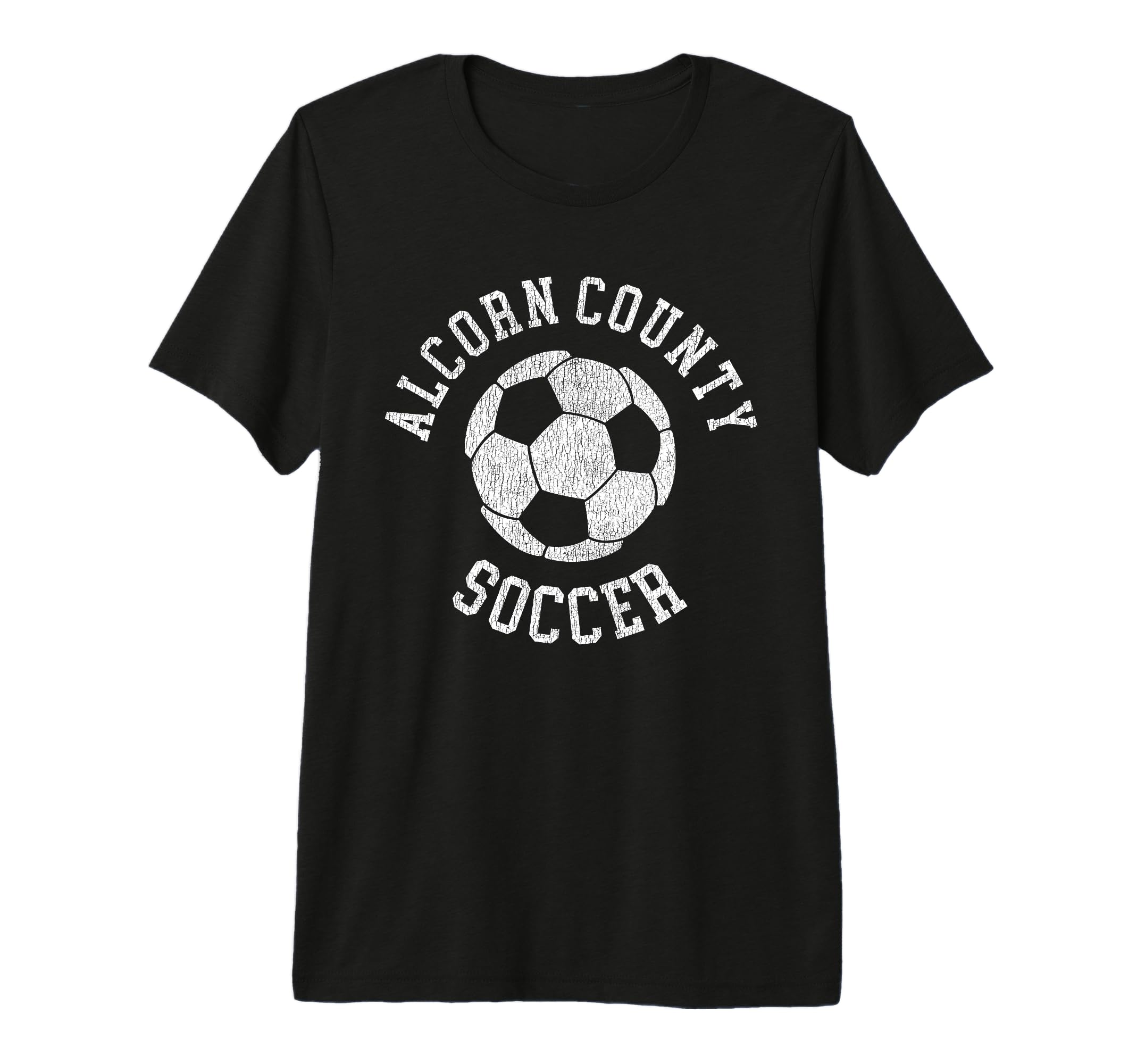 Alcorn County Soccer Distressed 90S T-Shirt - Aesthetic Graphic Men Women - T-Shirt, Sweatshirt, Hoodie