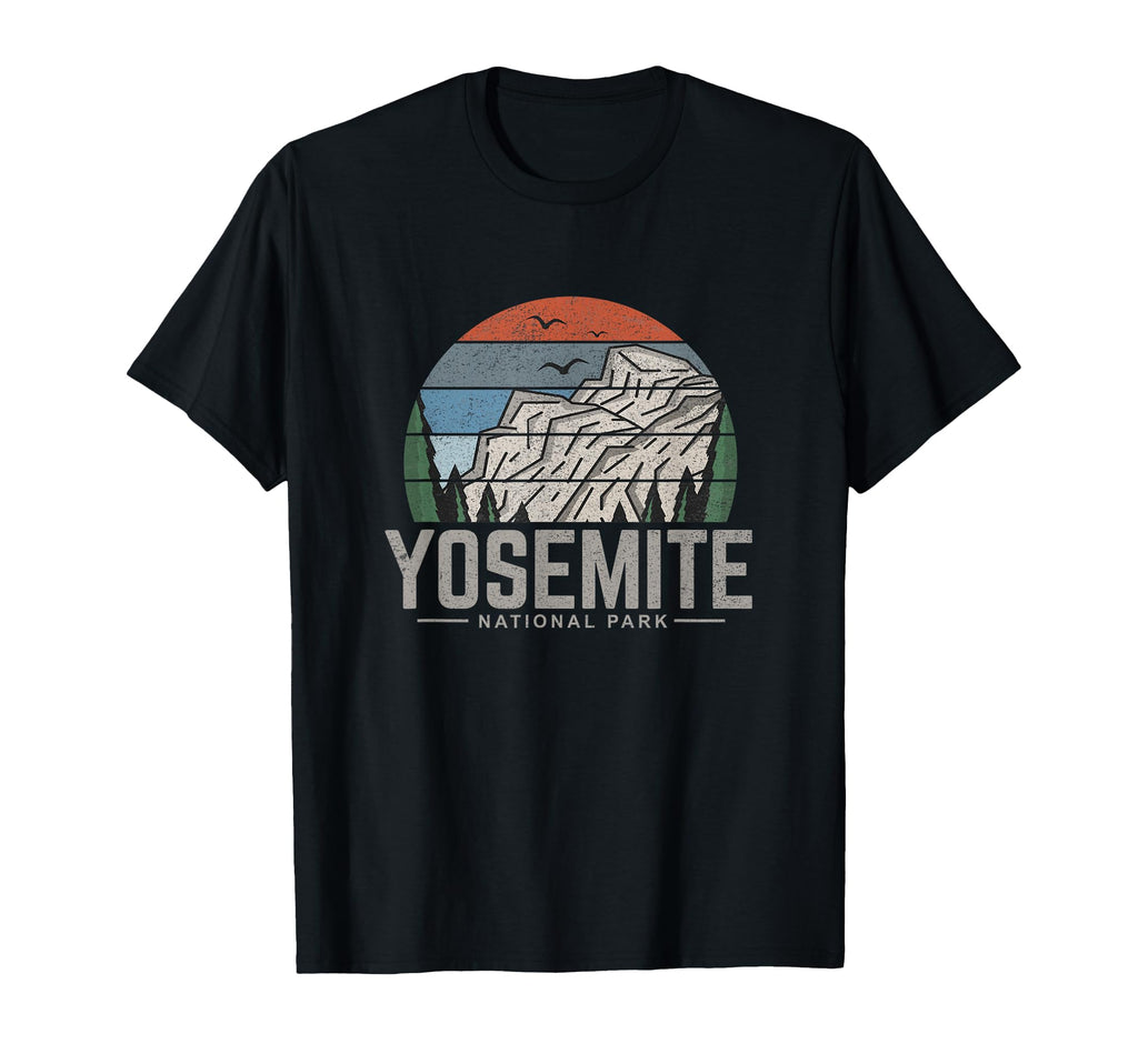 Yosemite National Park Hiking T-Shirt - Custom Art Print Men Women - T-Shirt, Sweatshirt, Hoodie