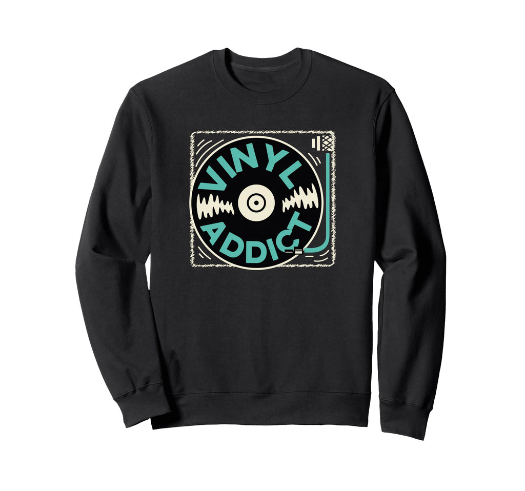 Vinyl Record Player Vinyl Sweatshirt - Streetwear Style for Adults - T-Shirt, Sweatshirt, Hoodie