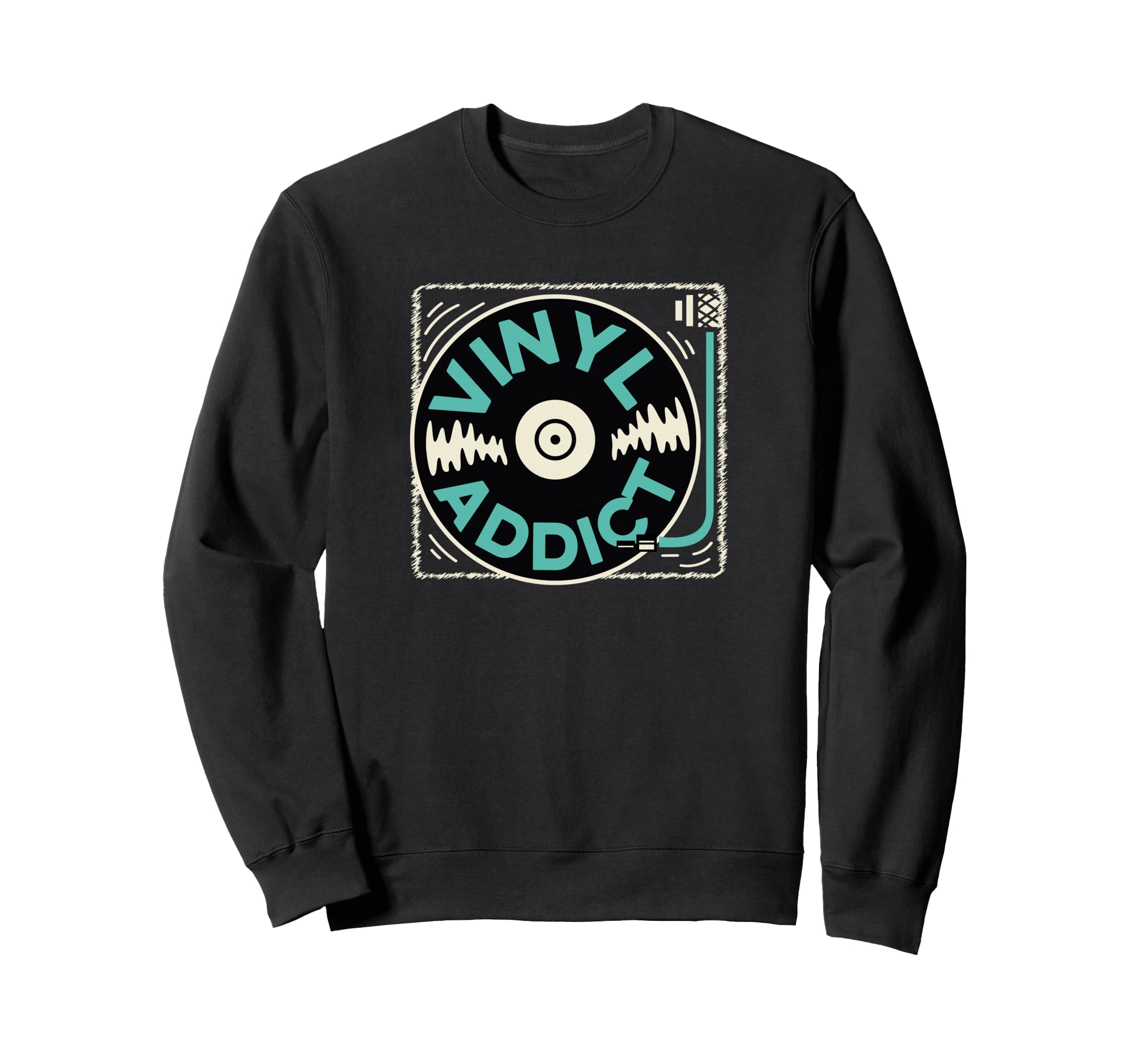 Vinyl Record Player Vinyl Sweatshirt - Streetwear Style for Adults - T-Shirt, Sweatshirt, Hoodie