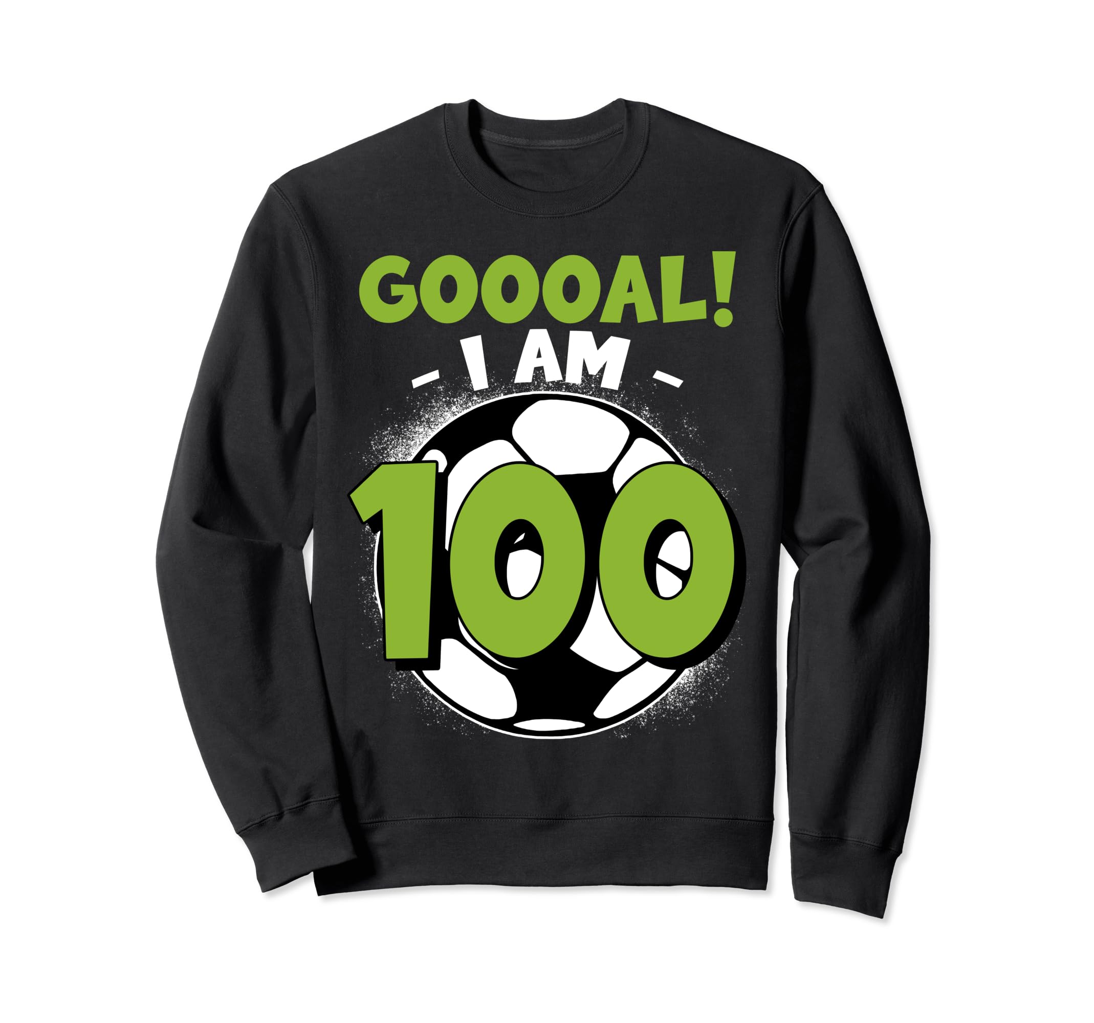 100 Year Old Birthday Soccer Themed Sweatshirt - Minimalist Print Unisex - T-Shirt, Sweatshirt, Hoodie