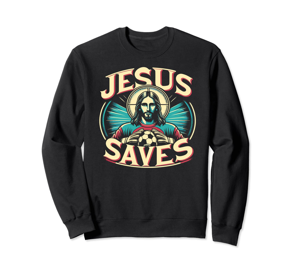 C J S Religious Christian Soccer Sweatshirt - Casual Everyday Wear Unisex - T-Shirt, Sweatshirt, Hoodie