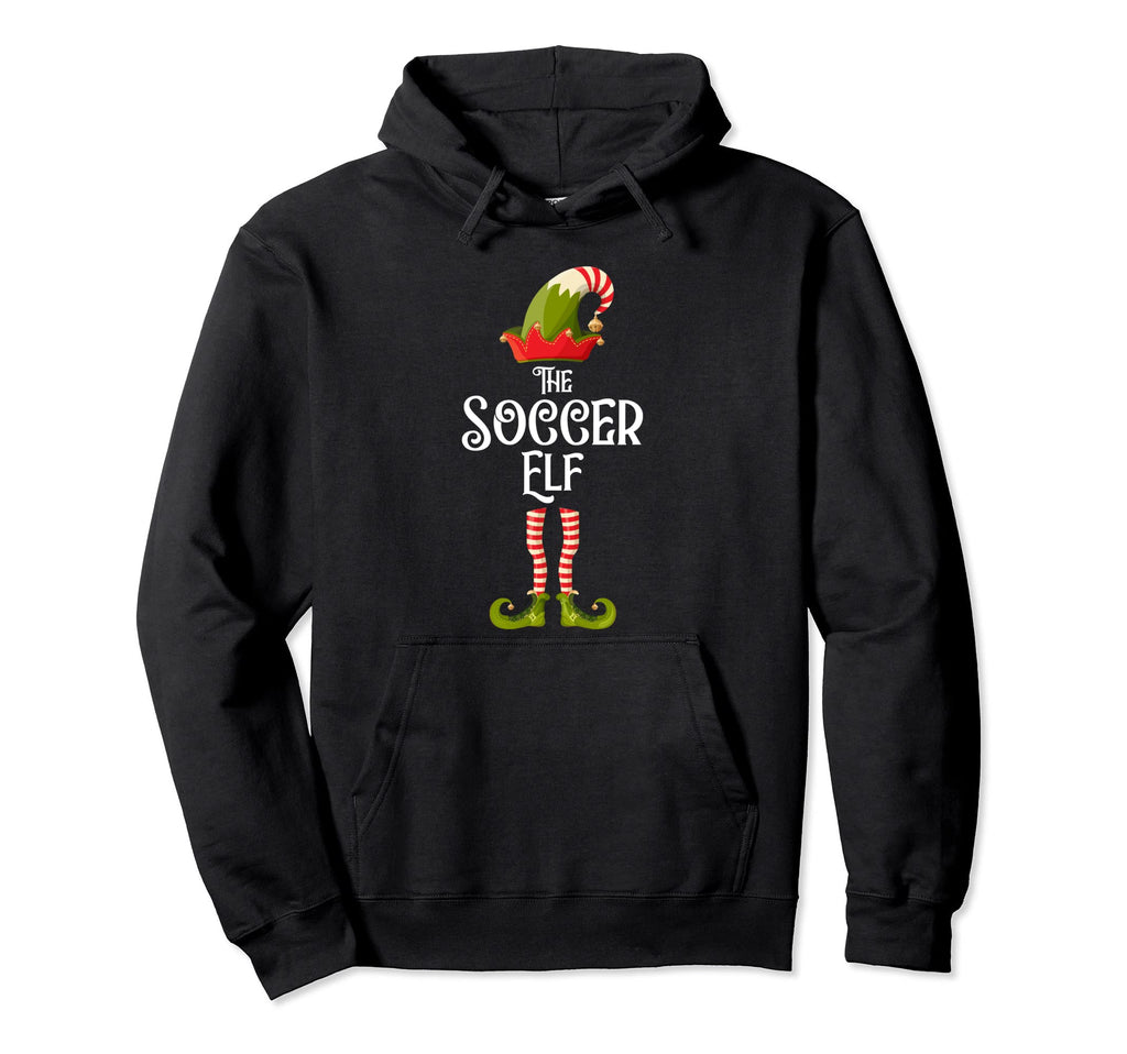 Soccer Elf Matching Family Group Elves Hoodie - Unique Graphic for Adults - T-Shirt, Sweatshirt, Hoodie