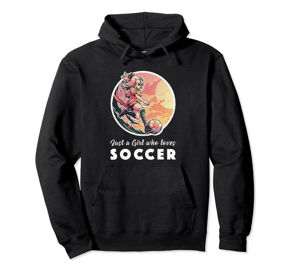 Soccer Anime Manga Unicorn Soccer Hoodie - Minimalist Print for Adults - T-Shirt, Sweatshirt, Hoodie