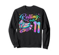 Roller Skates Birthday Skating Party Sweatshirt - Unique Graphic Men Women - T-Shirt, Sweatshirt, Hoodie
