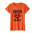 Soccer Heart Beats Passionate Fan T-Shirt - Minimalist Print for Adults - T-Shirt, Sweatshirt, Hoodie