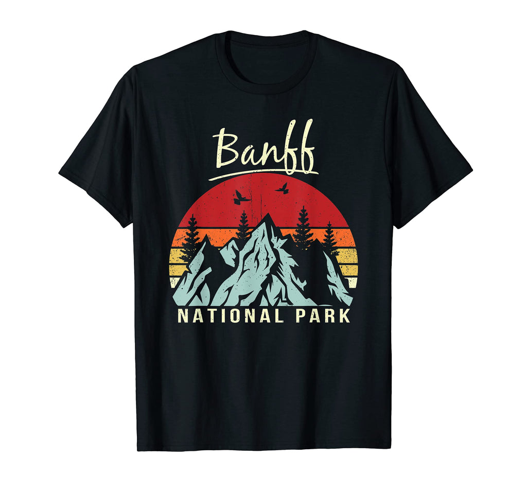 Hiking Camping Banff National Park T-Shirt - Minimalist Print for Adults - T-Shirt, Sweatshirt, Hoodie
