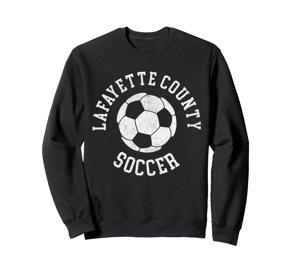 Lafayette County Soccer Distressed 90S Sweatshirt - Graphic Print Unisex - T-Shirt, Sweatshirt, Hoodie
