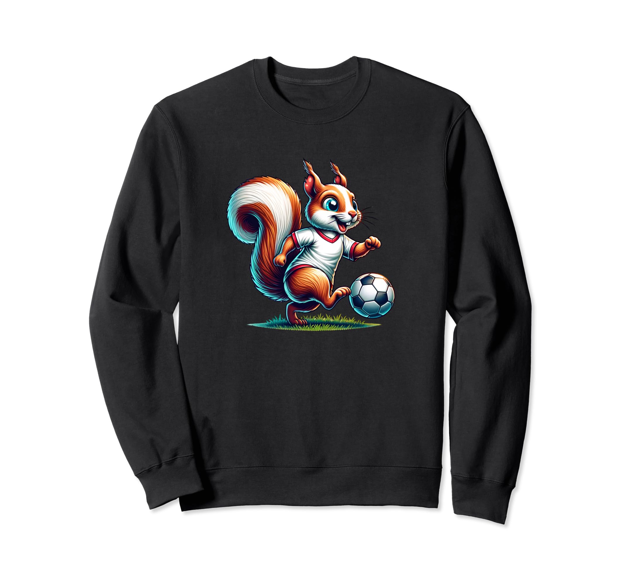 Soccer Sport Squirrel Enthusiast Sweatshirt - Fun Novelty Design Men Women - T-Shirt, Sweatshirt, Hoodie