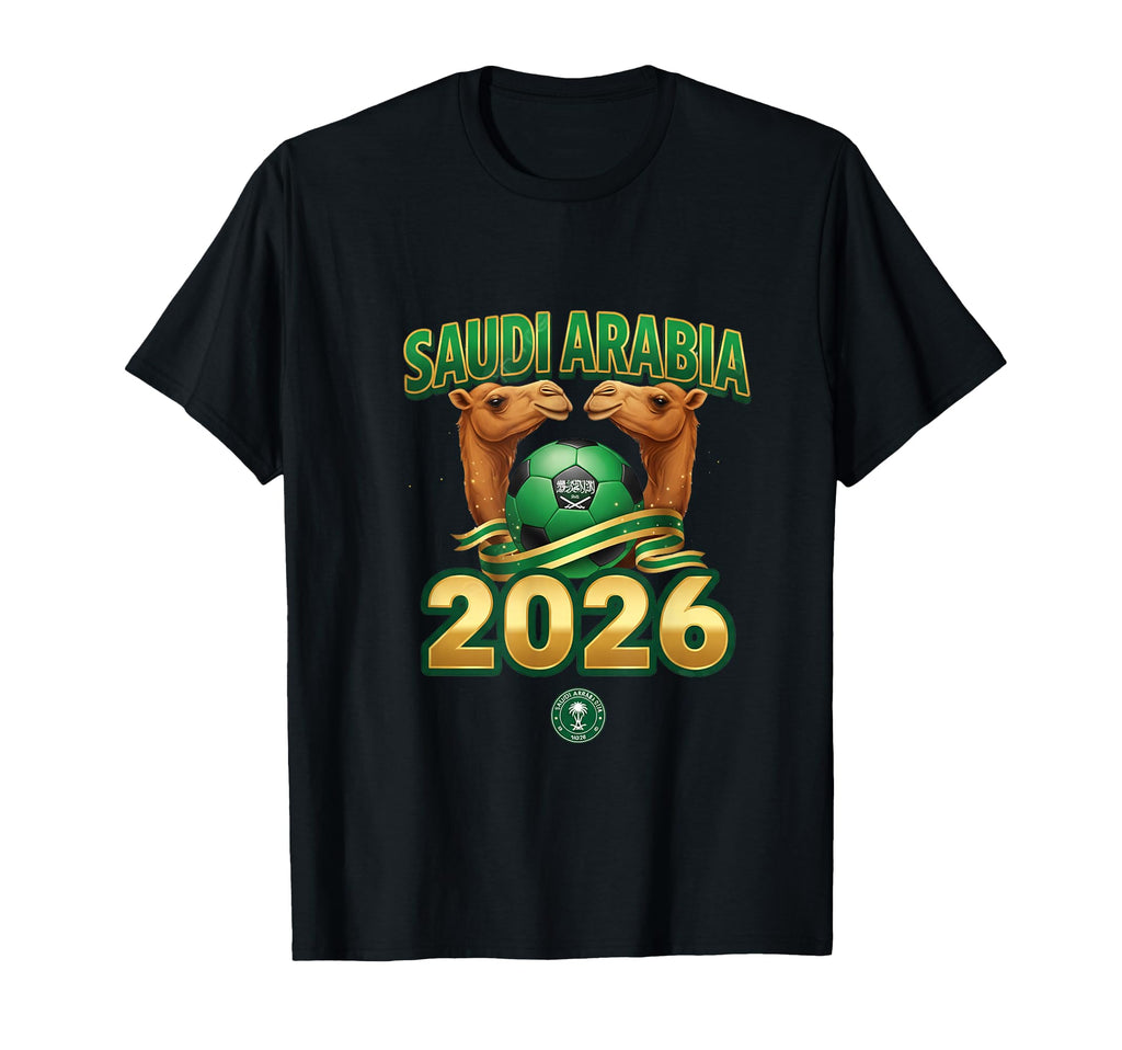Soccer 2026 Saudi Arabia Team T-Shirt - Aesthetic Graphic for Adults - T-Shirt, Sweatshirt, Hoodie