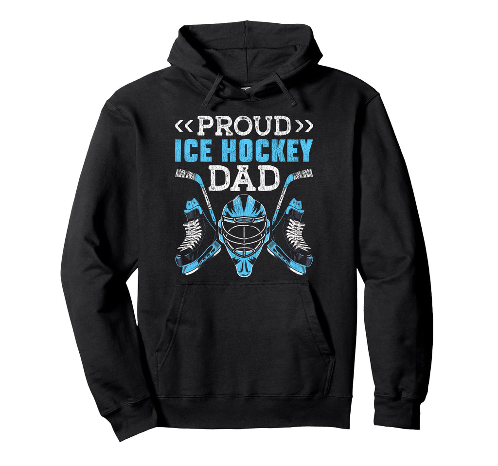 Ice Hockey Goalie Dad Father Hoodie - Minimalist Print for Adults - T-Shirt, Sweatshirt, Hoodie