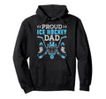 Ice Hockey Goalie Dad Father Hoodie - Minimalist Print for Adults - T-Shirt, Sweatshirt, Hoodie