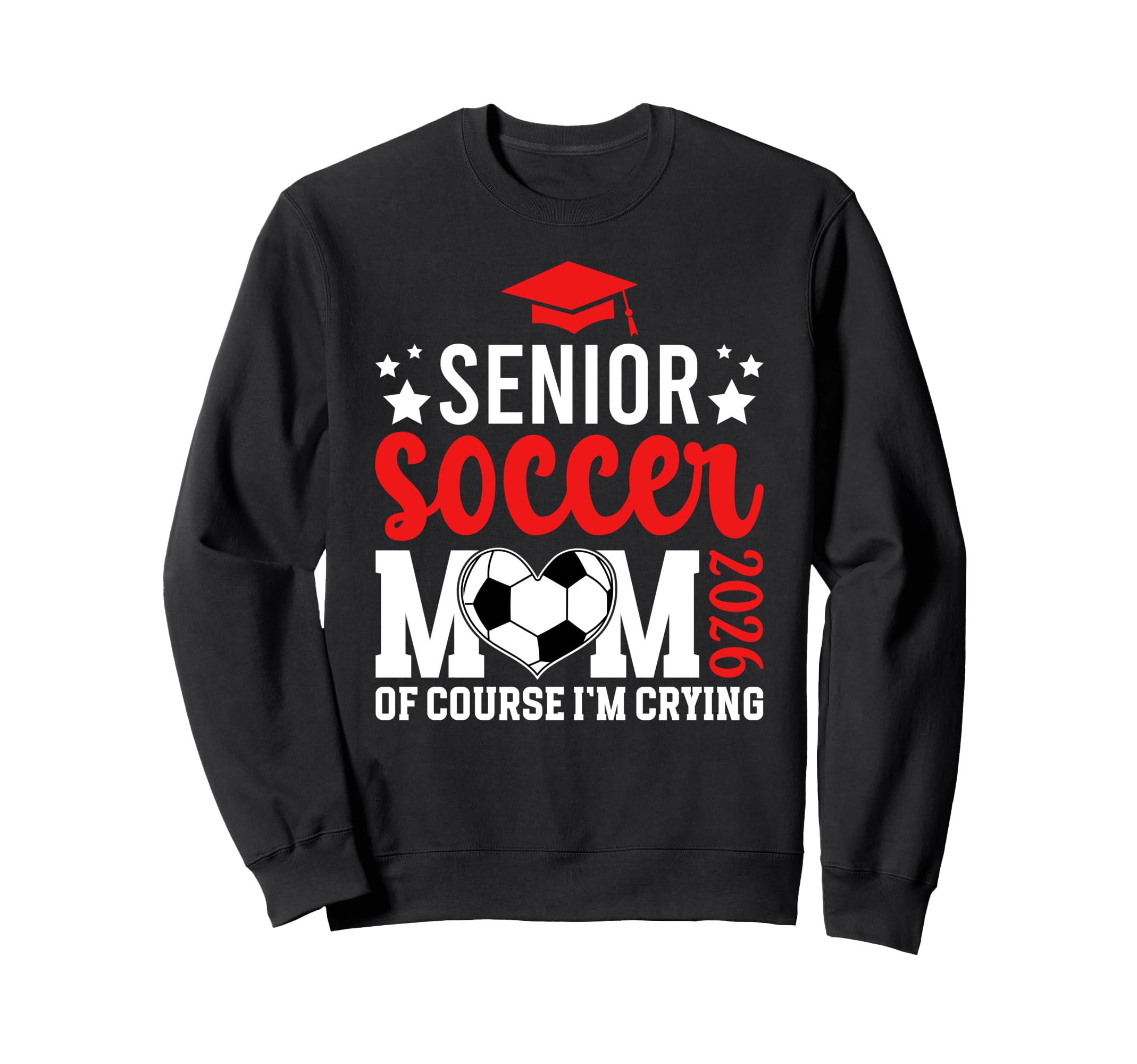Proud Soccer Senior Mom 2026 Sweatshirt - Minimalist Print Men Women - T-Shirt, Sweatshirt, Hoodie