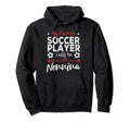 My Favorite Soccer Player Calls Me Hoodie - Aesthetic Graphic for Adults - T-Shirt, Sweatshirt, Hoodie