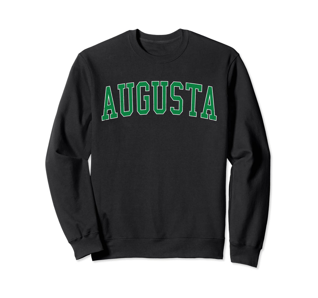 Augusta Ga Distressed Green Sweatshirt - Casual Everyday Wear for Adults - T-Shirt, Sweatshirt, Hoodie