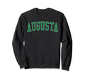 Augusta Ga Distressed Green Sweatshirt - Casual Everyday Wear for Adults - T-Shirt, Sweatshirt, Hoodie