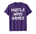 Sports Practice Hustle Wins Games T-Shirt - Custom Art Print Unisex - T-Shirt, Sweatshirt, Hoodie