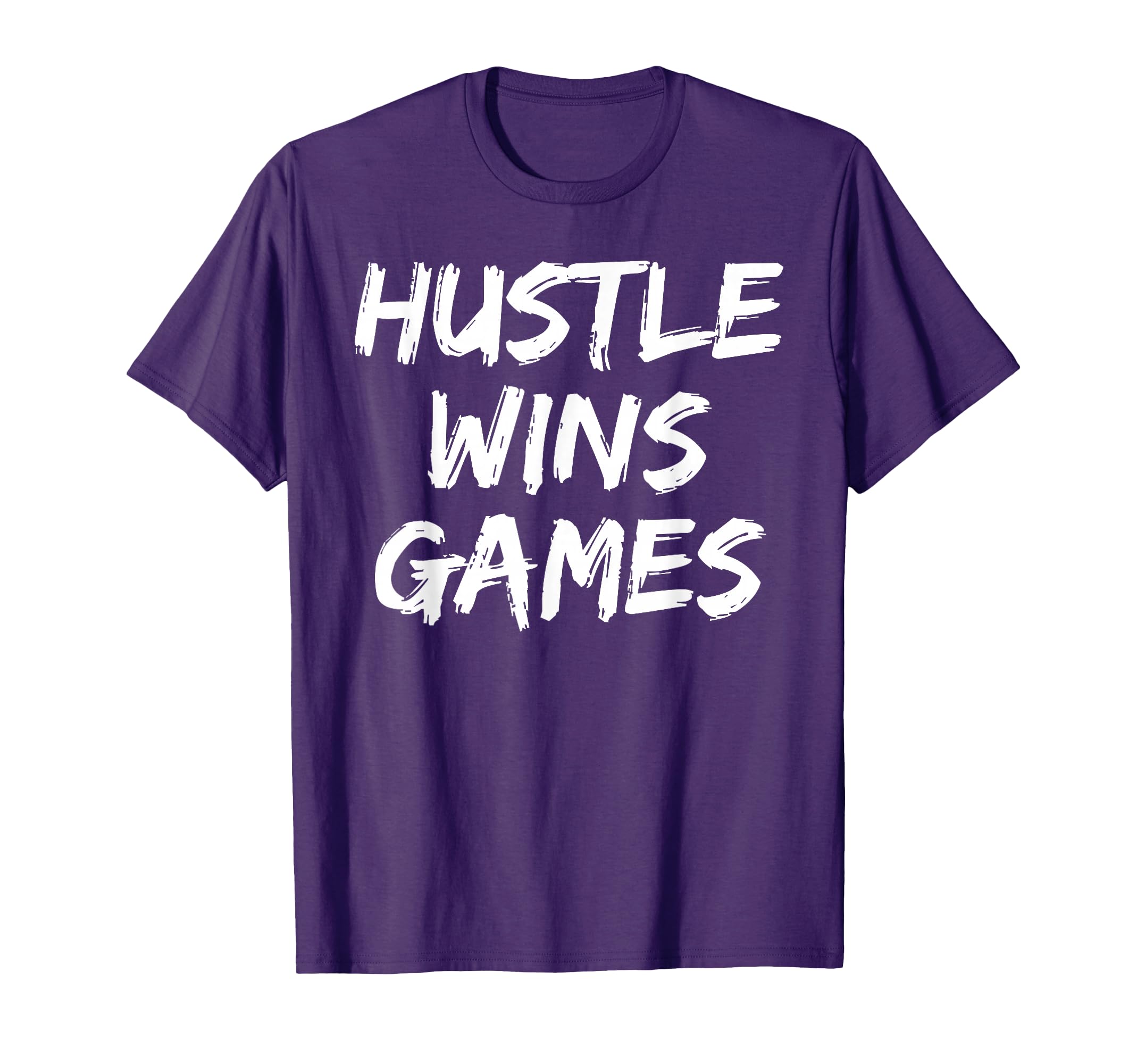 Sports Practice Hustle Wins Games T-Shirt - Custom Art Print Unisex - T-Shirt, Sweatshirt, Hoodie