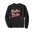 Roller Skating Skate 1970S Roller Babe Sweatshirt - Custom Art Print Unisex - T-Shirt, Sweatshirt, Hoodie
