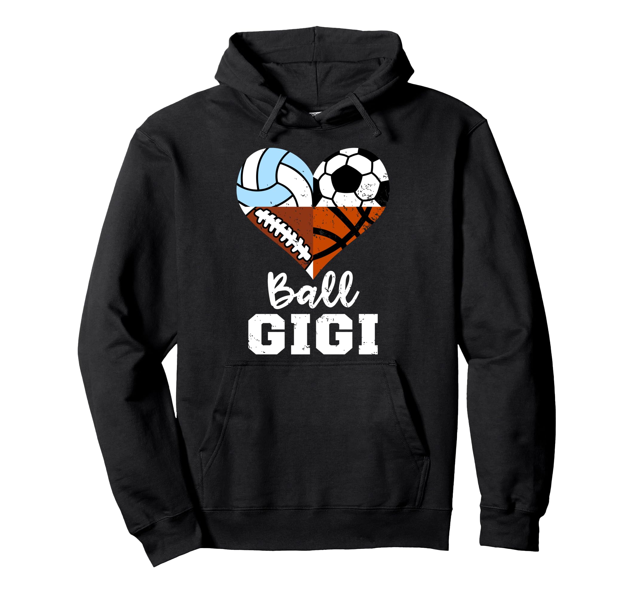 Ball Gigi Soccer Football Volleyball Hoodie - Minimalist Print Unisex - T-Shirt, Sweatshirt, Hoodie