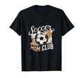 Soccer Mom Club Leopard Bow Mama Pride T-Shirt - Graphic Print Unisex - T-Shirt, Sweatshirt, Hoodie