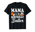 Mama Birthday Baller Sports Birthday T-Shirt - Aesthetic Graphic Unisex - T-Shirt, Sweatshirt, Hoodie