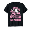 Proud Mom 2024 Senior Soccer T-Shirt - Minimalist Print Men Women - T-Shirt, Sweatshirt, Hoodie