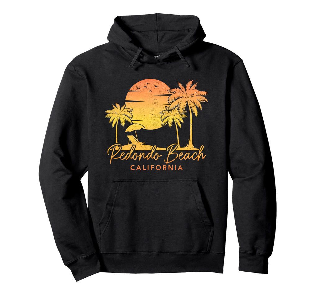 Redondo Beach California Ca Surfer Hoodie - Unique Graphic for Adults - T-Shirt, Sweatshirt, Hoodie
