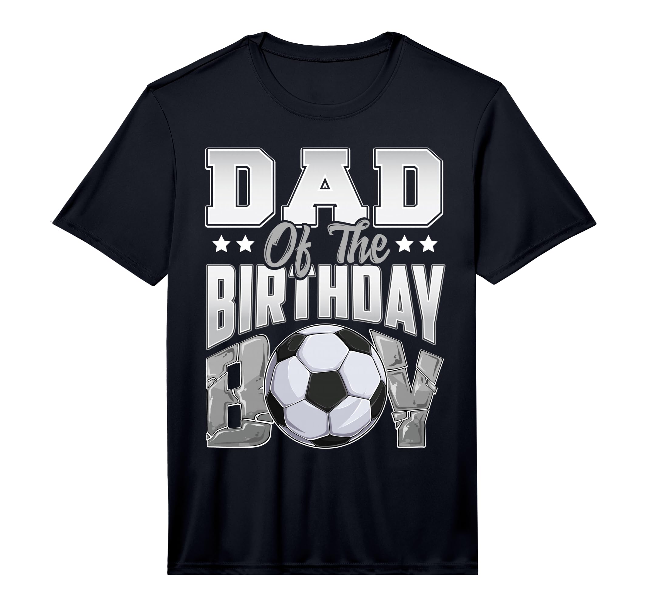 Dad Soccer Birthday Family Baller B T-Shirt - Minimalist Print Men Women - T-Shirt, Sweatshirt, Hoodie