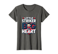 Little Striker Big Heart Soccer T-Shirt - Streetwear Style Unisex - T-Shirt, Sweatshirt, Hoodie