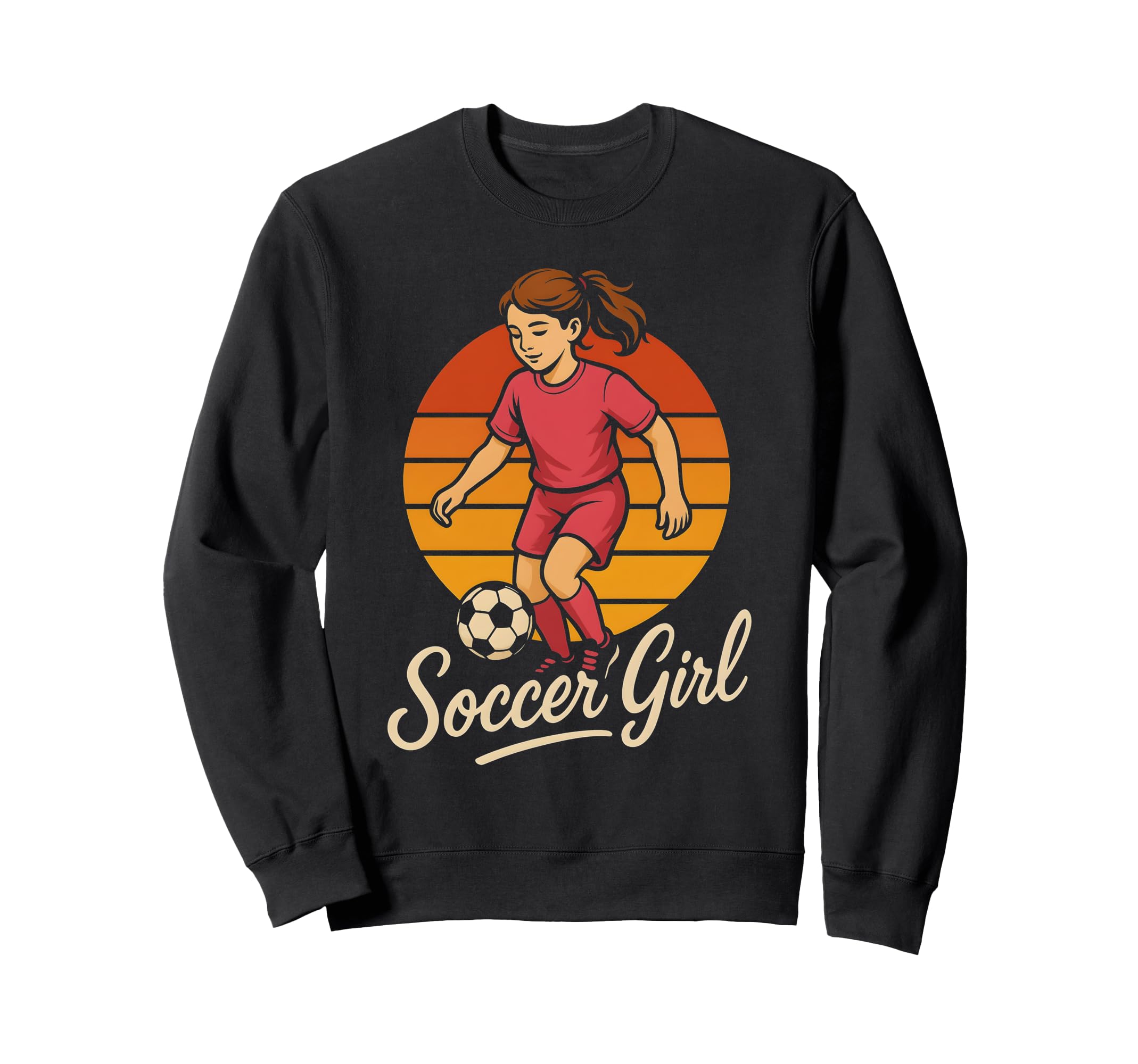 Soccer Soccer Playing Sweatshirt - Unique Graphic Men Women - T-Shirt, Sweatshirt, Hoodie