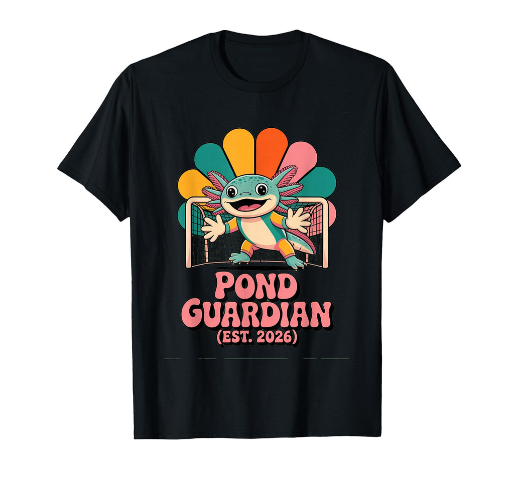 Axolotl Soccer Goalie Pond Guardian T-Shirt - Streetwear Style for Adults - T-Shirt, Sweatshirt, Hoodie