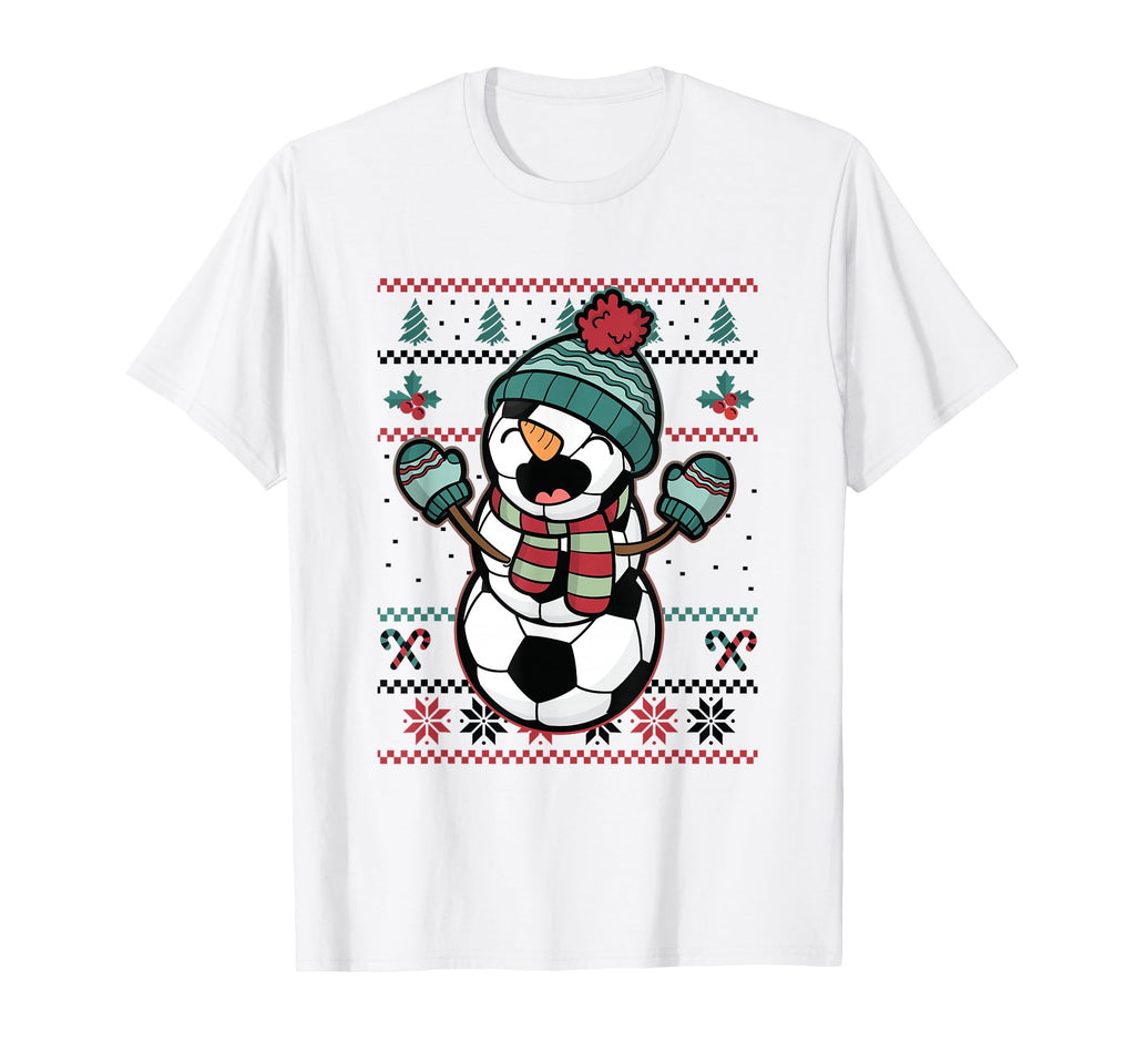 Soccer Snowman Soccer T-Shirt - Fun Novelty Design Unisex - T-Shirt, Sweatshirt, Hoodie