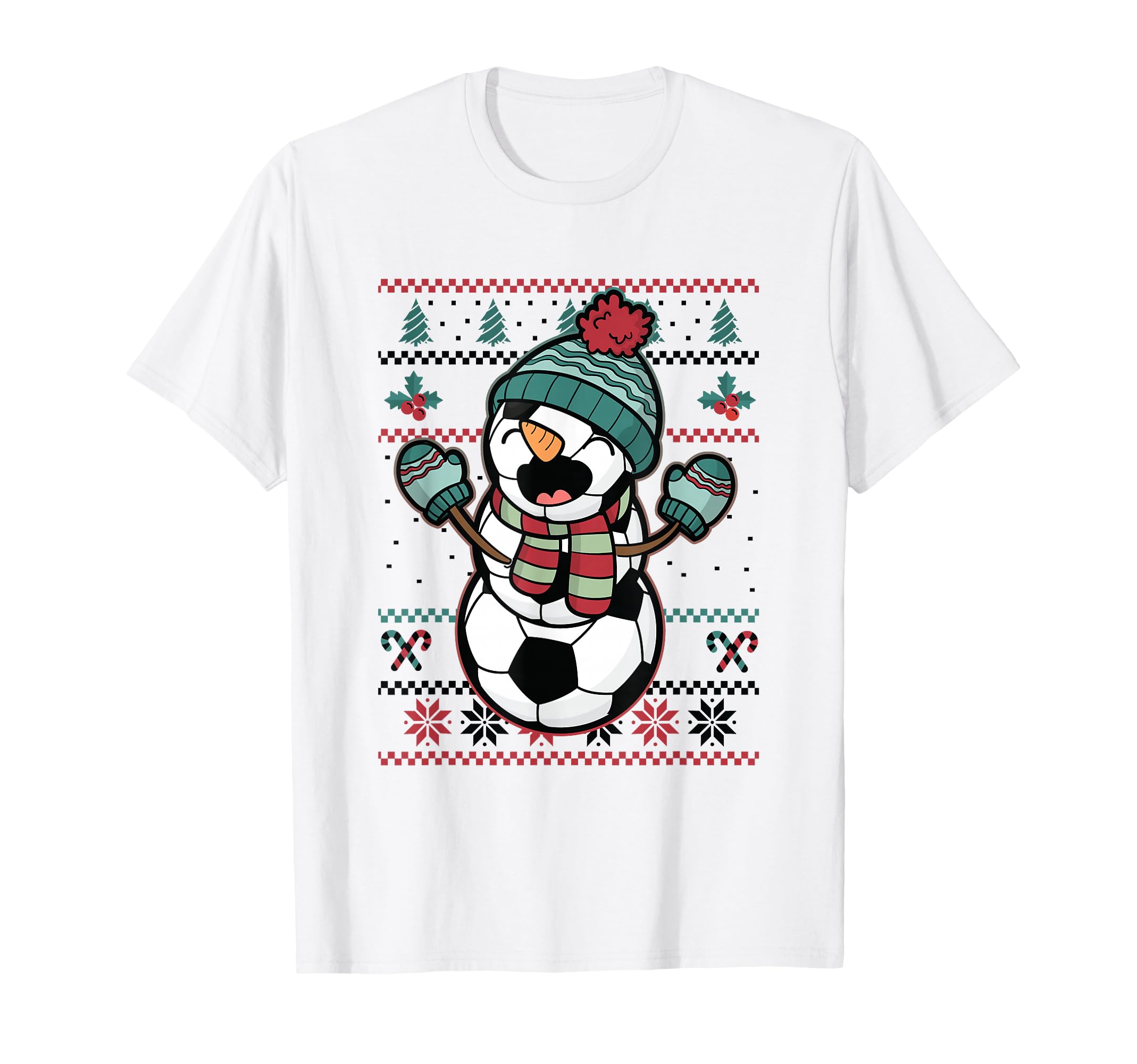 Soccer Snowman Soccer T-Shirt - Fun Novelty Design Unisex - T-Shirt, Sweatshirt, Hoodie