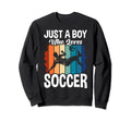 Just Who Loves Soccer Sweatshirt - Casual Everyday Wear for Adults - T-Shirt, Sweatshirt, Hoodie
