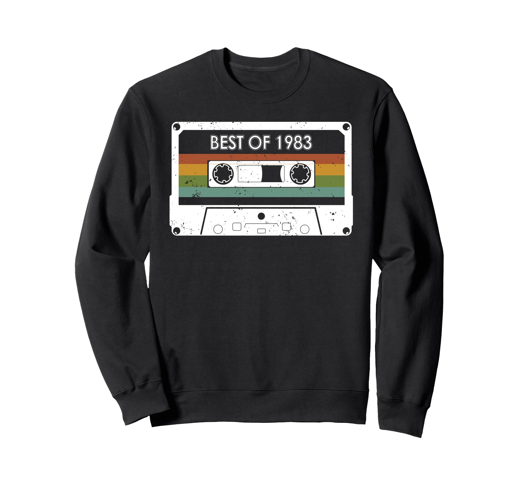 Best 1983 41St Birthday Cassette Sweatshirt - Trendy Graphic for Adults - T-Shirt, Sweatshirt, Hoodie