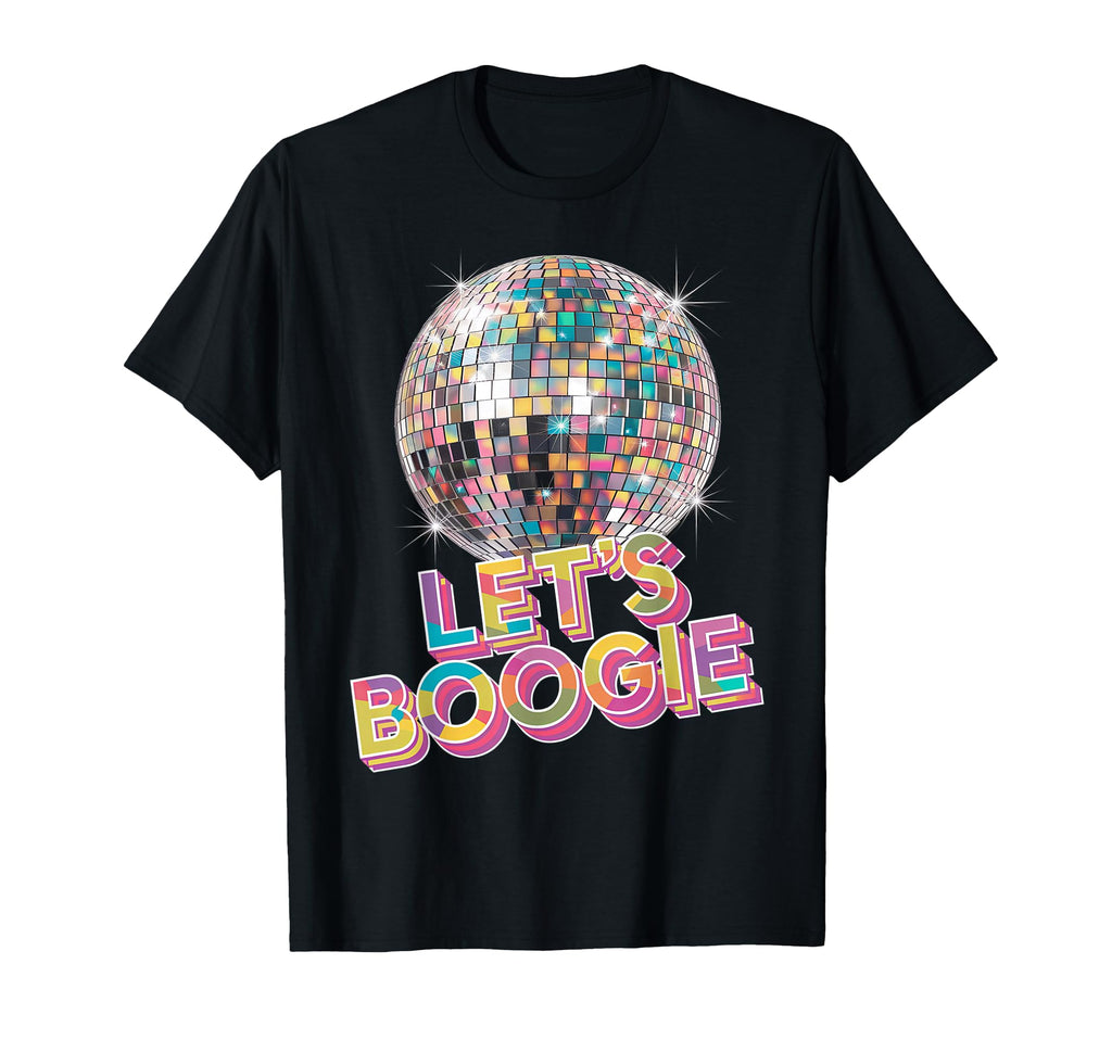 Disco Ball Lets Boogie Fever Discoball T-Shirt - Graphic Print for Adults - T-Shirt, Sweatshirt, Hoodie
