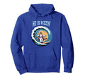 He Is Rizzin Jesus Surfing Funny Hoodie - Minimalist Print for Adults - T-Shirt, Sweatshirt, Hoodie