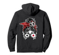 Messy Bun Hair Japanese Soccer Hoodie - Fun Novelty Design for Adults - T-Shirt, Sweatshirt, Hoodie