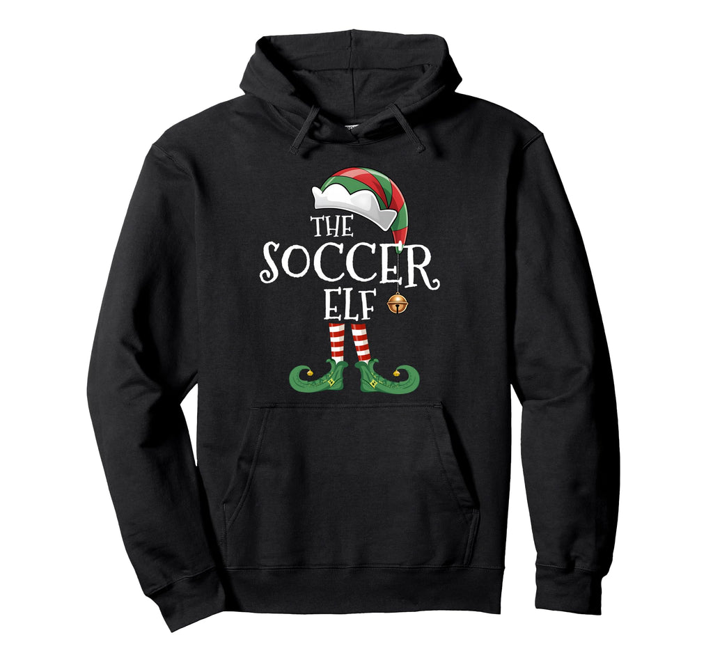 Soccer Elf Matching Family Group Elf Hoodie - Fun Novelty Design Unisex - T-Shirt, Sweatshirt, Hoodie