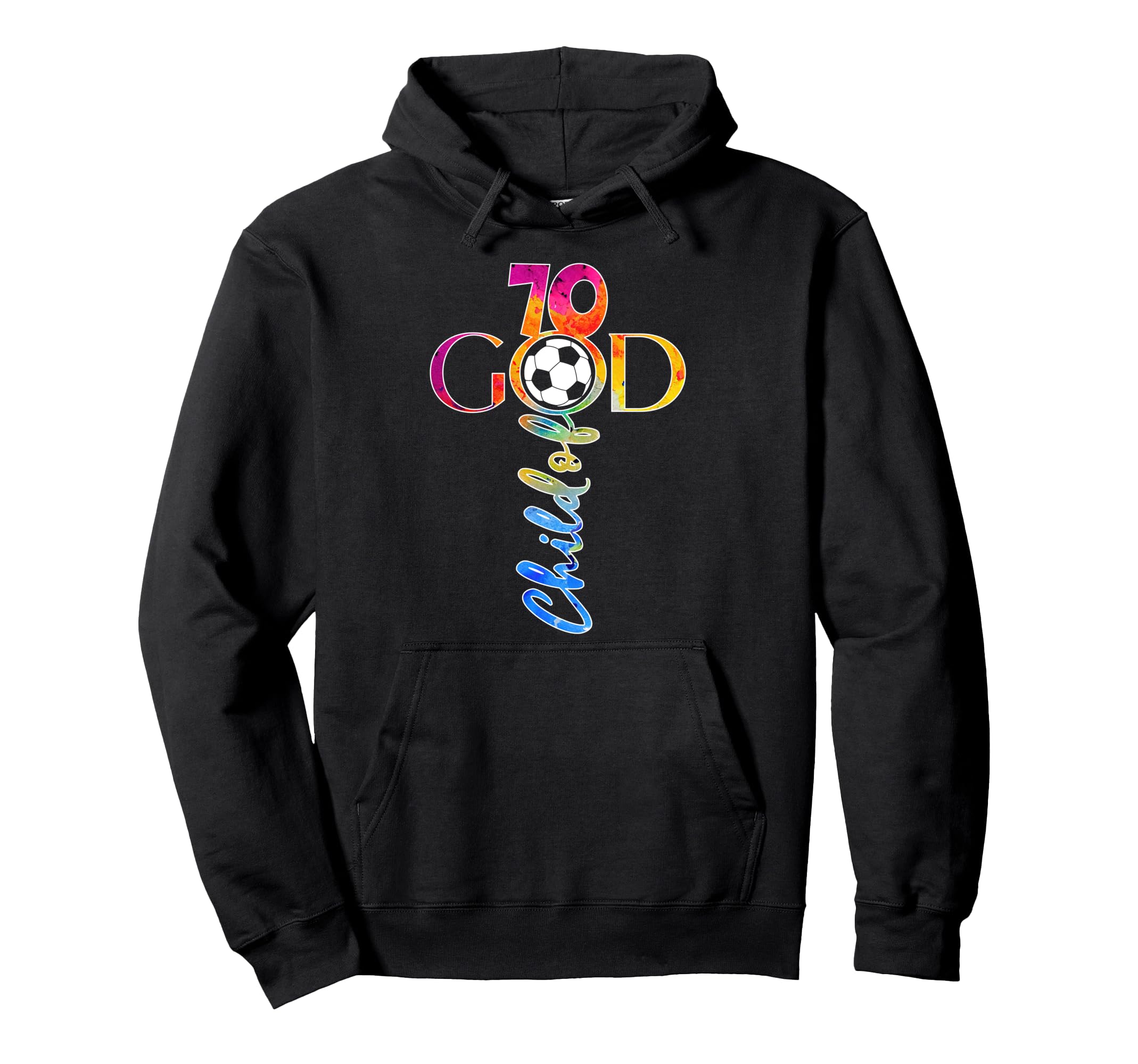 Jesus 70 Years Child God Soccer 70Th Hoodie - Minimalist Print Men Women - T-Shirt, Sweatshirt, Hoodie