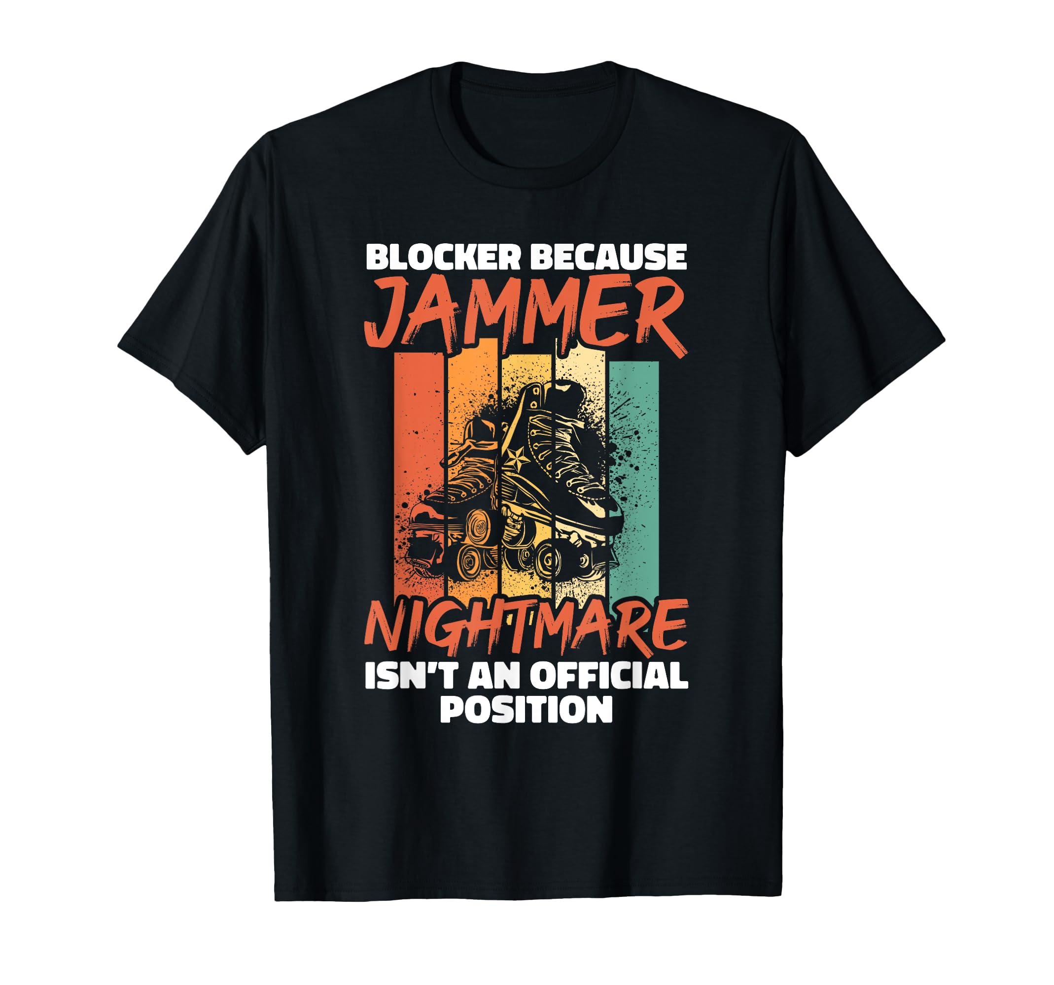 Roller Derby Skate Colorful Roller T-Shirt - Custom Art Print for Adults - T-Shirt, Sweatshirt, Hoodie