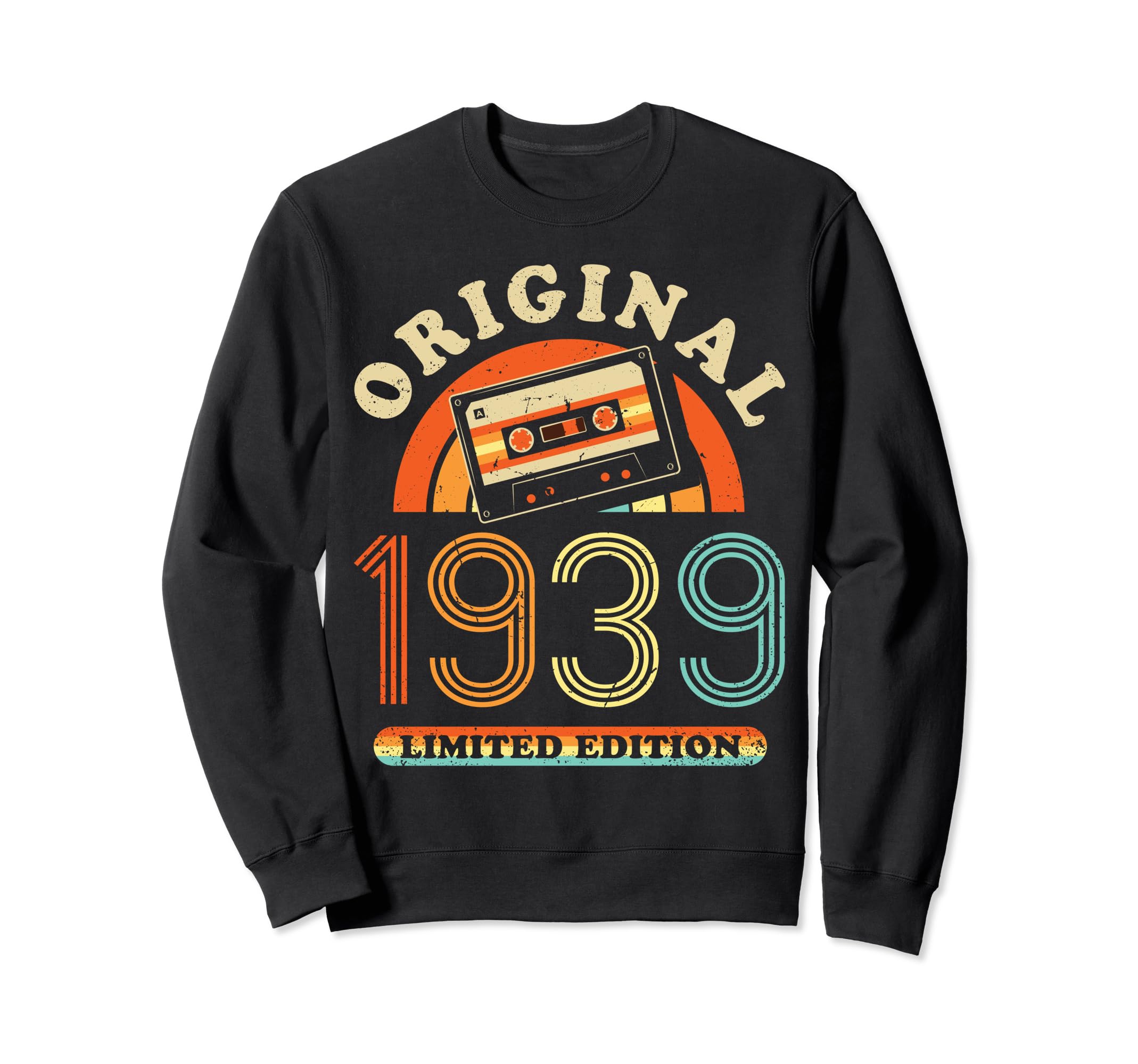 1939 Cassette Tape 85Th Birthday Sweatshirt - Graphic Print Unisex - T-Shirt, Sweatshirt, Hoodie